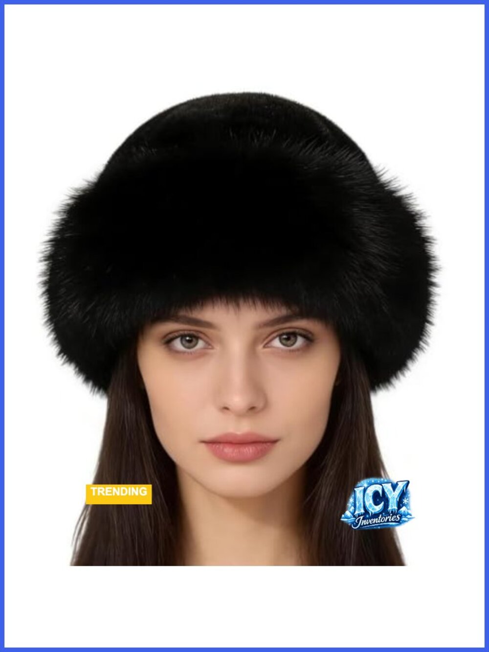 Faux Fur Bucket Hat Winter Warm Fuzzy Foldable Travel Outdoor One Size